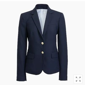 Jcrew navy wool blend blazer